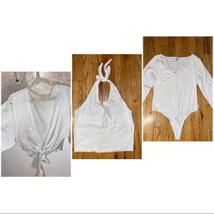 Cute White Top Bundle (4 pcs)
